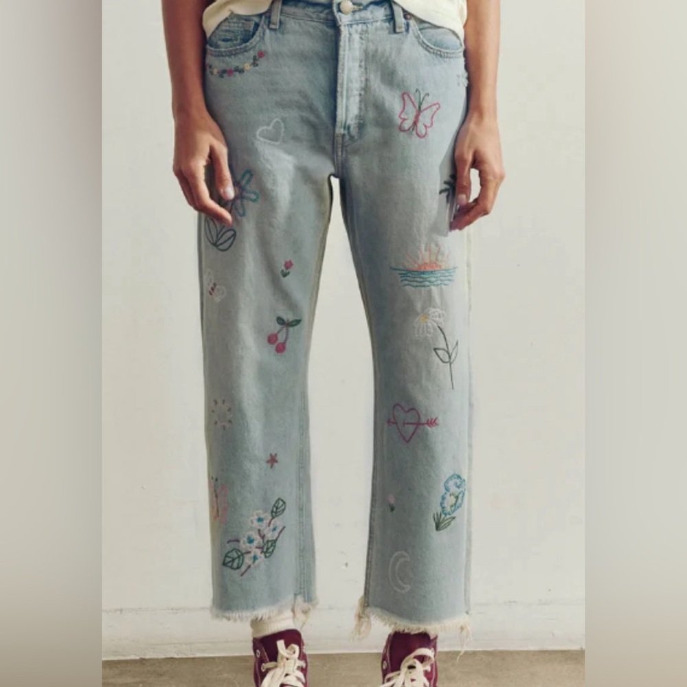 Embroidered Wayne Jean By The Great, Size 27